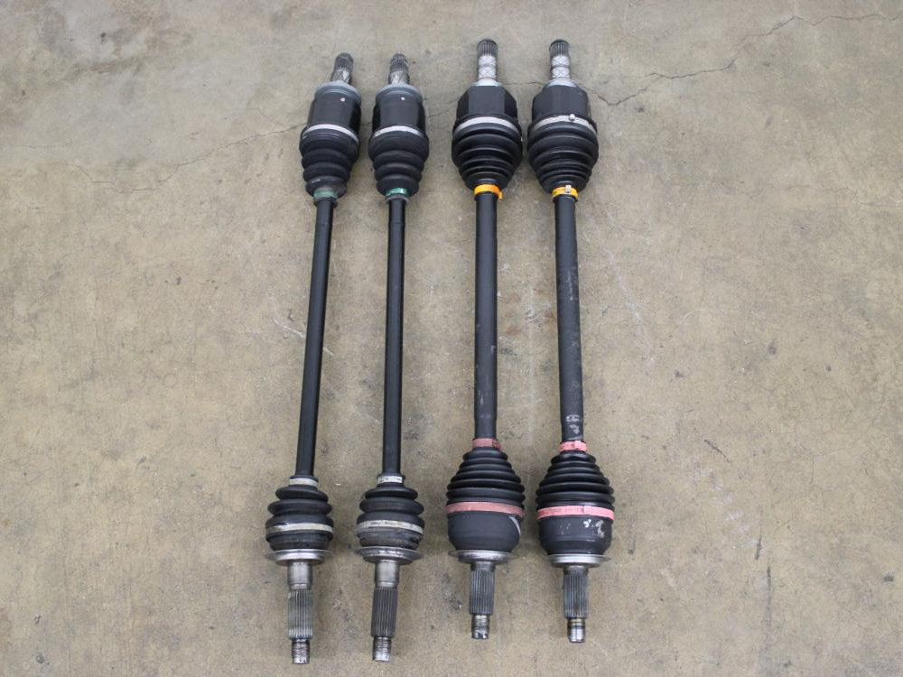 JDM 2008-2014 SUBARU STI IMPREZA OEM FRONT AND REAR AXLES: Image 1