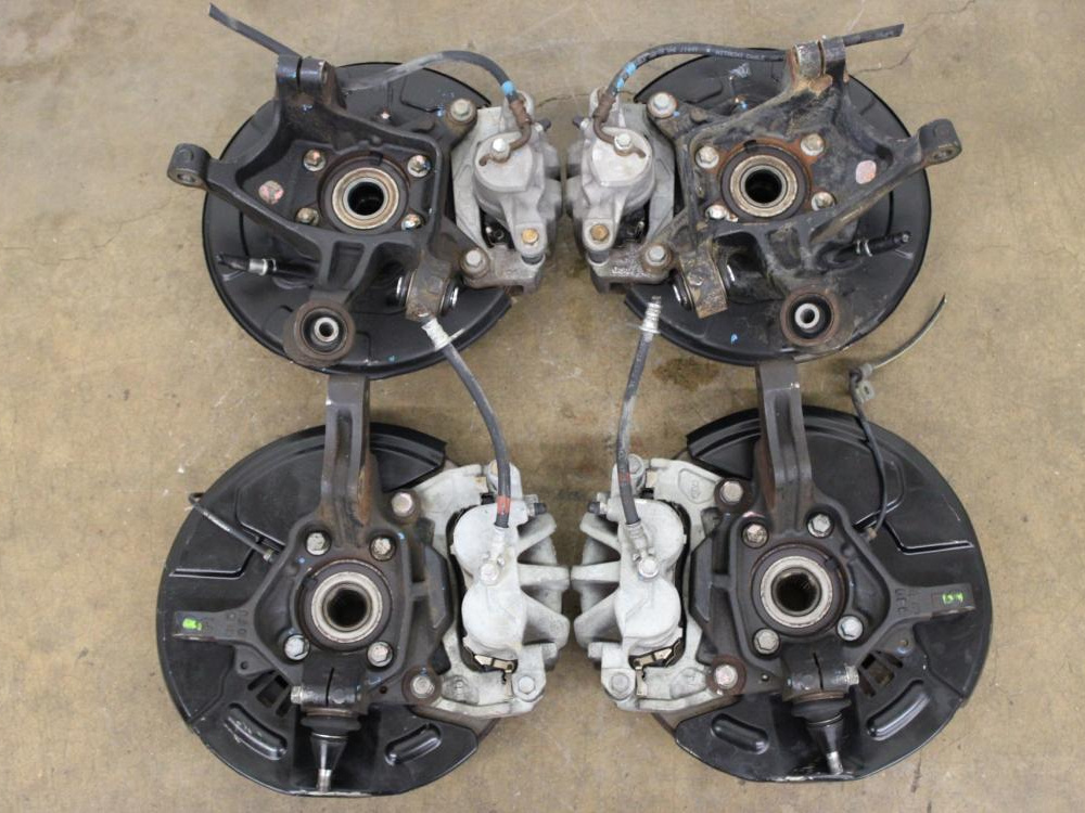 JDM 2008-2014 SUBARU STI IMPREZA BRAKE CALEPERS, HUBS, BEARINGS KNUCKLES 5X114.3: Image 4