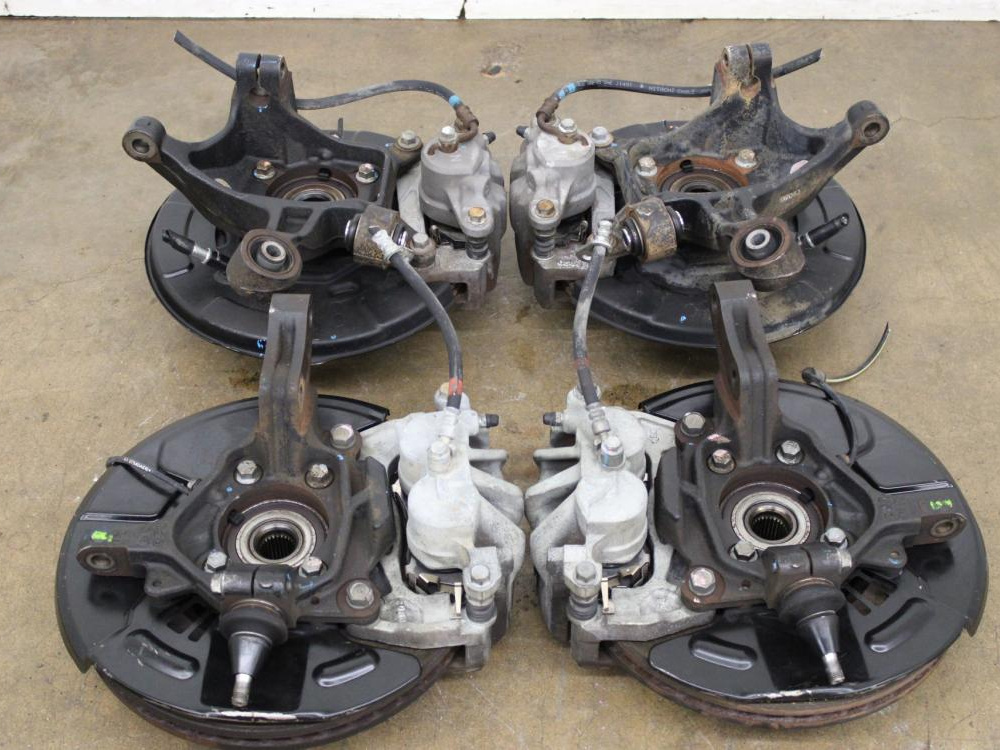 JDM 2008-2014 SUBARU STI IMPREZA BRAKE CALEPERS, HUBS, BEARINGS KNUCKLES 5X114.3: Image 3