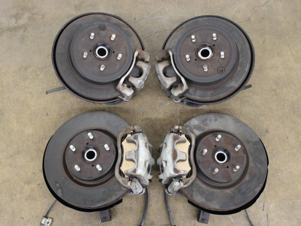 JDM 2008-2014 SUBARU STI IMPREZA BRAKE CALEPERS, HUBS, BEARINGS KNUCKLES 5X114.3: Image 1