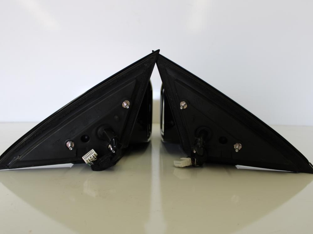 JDM 09-12 ACURA RL LEFT+RIGHT SIDES DOOR MIRRORS POWER, SIGNAL, BLACK: Image 3