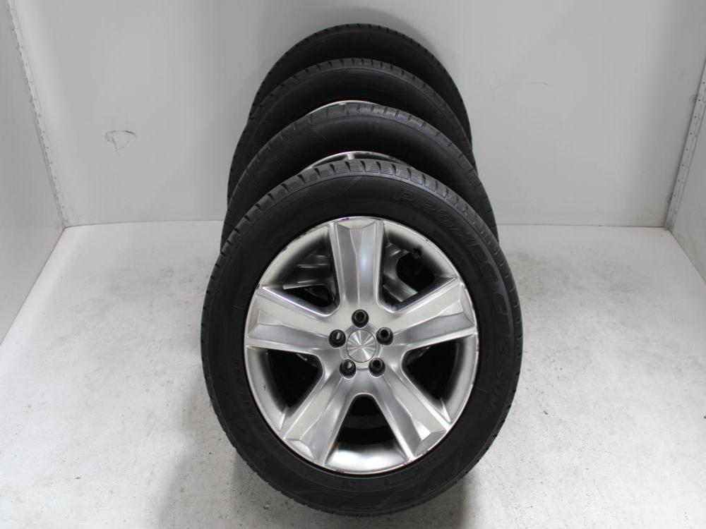 JDM SUBARU 5X100 BOLT PATERN 17X7JJ RIMS + TOYO PROXES 215/55/R17 TIRES SET OF 4: Image 1