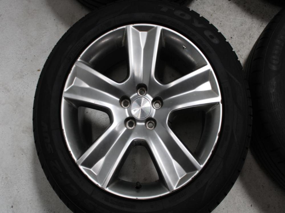 JDM SUBARU 5X100 BOLT PATERN 17X7JJ RIMS + TOYO PROXES 215/55/R17 TIRES SET OF 4: Image 4