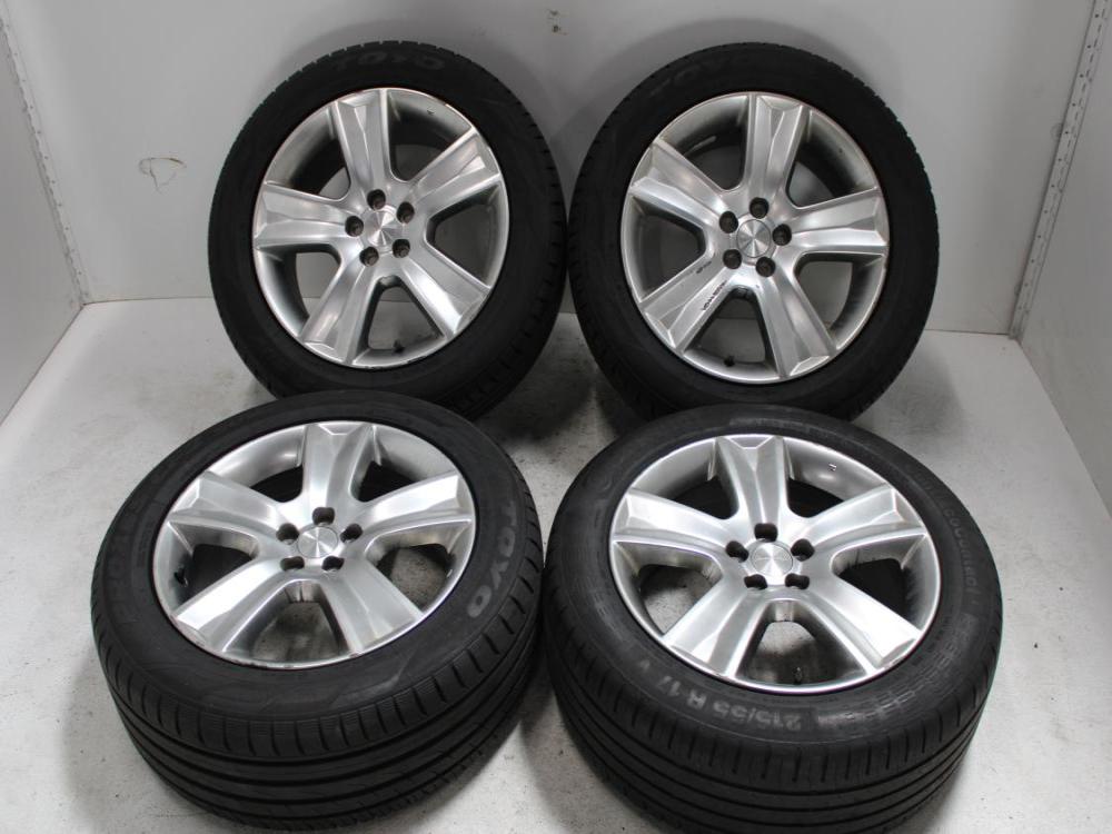JDM SUBARU 5X100 BOLT PATERN 17X7JJ RIMS + TOYO PROXES 215/55/R17 TIRES SET OF 4: Image 13