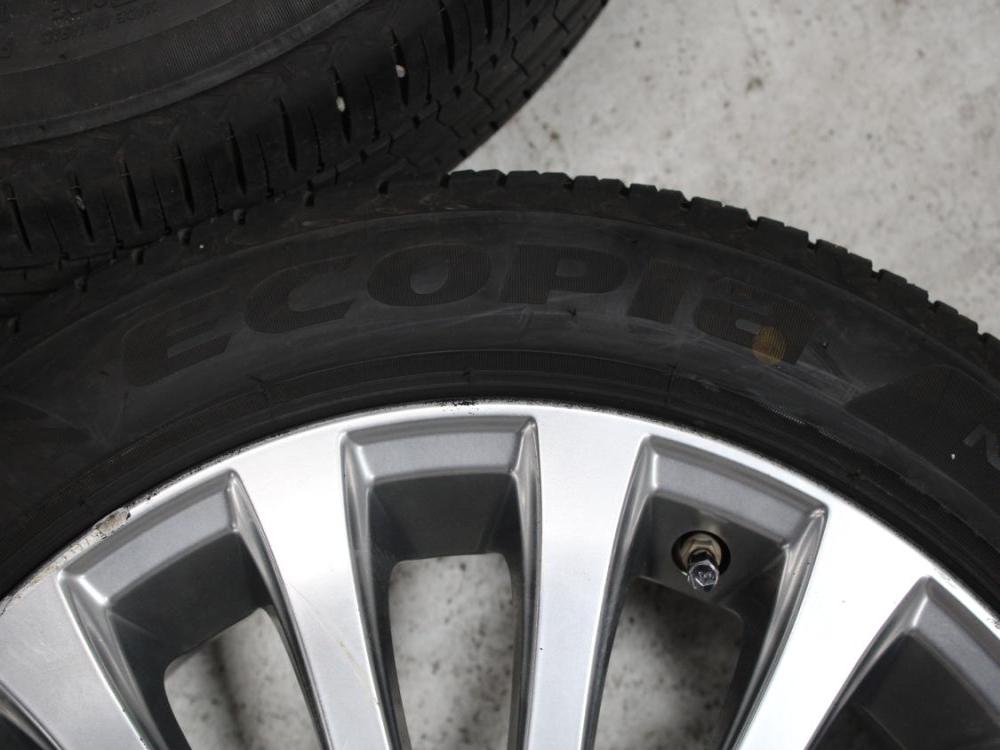 JDM SUBARU 5X100 BOLT PATERN 18X7.5 J RIMS + BRIDGESTONE ECOPIA 225/45/R18 95W TIRES SET OF 4: Image 7