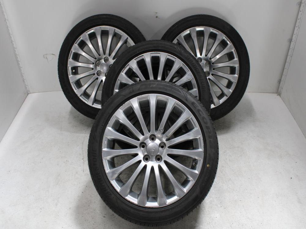 JDM SUBARU 5X100 BOLT PATERN 18X7.5 J RIMS + BRIDGESTONE ECOPIA 225/45/R18 95W TIRES SET OF 4: Image 10