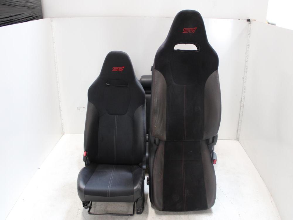 JDM 2008-2014 SUBARU IMPREZA WRX STI POWER LEATHER&CLOTH SEATS: Image 4