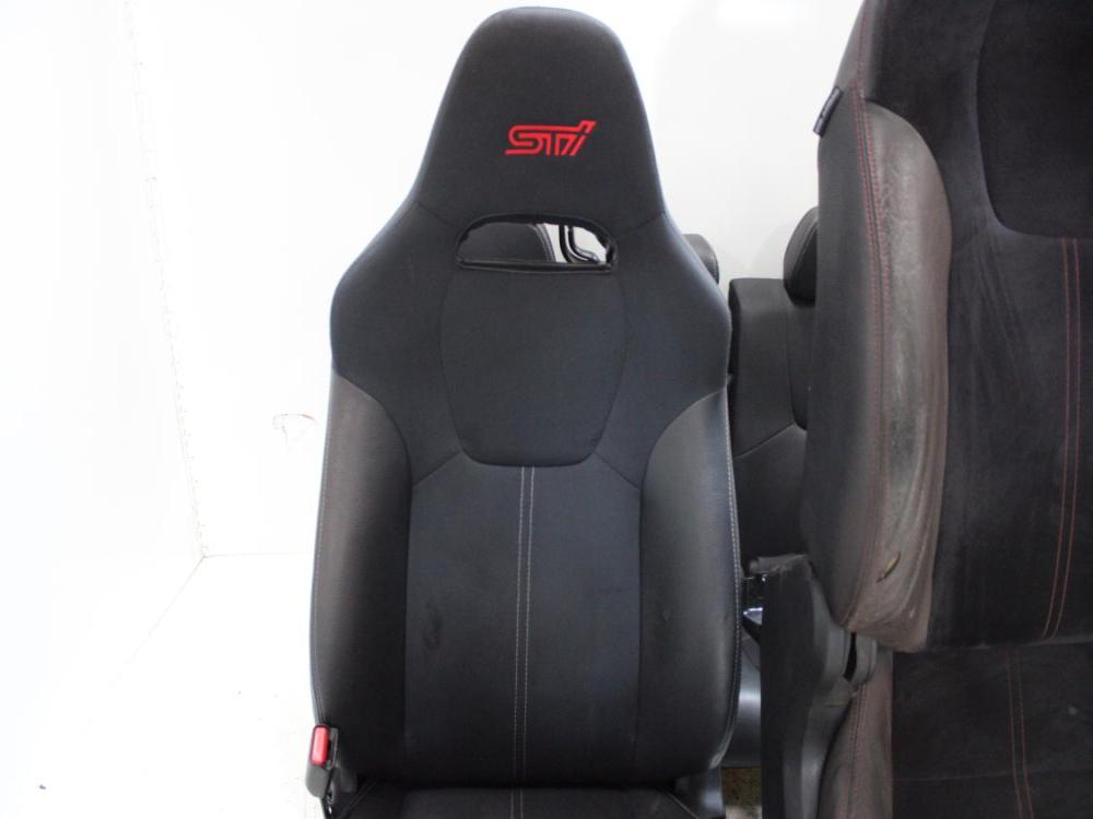 JDM 2008-2014 SUBARU IMPREZA WRX STI POWER LEATHER&CLOTH SEATS: Image 8