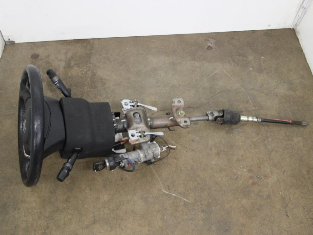 JDM 01-05Toyota Altezza STERRING WHEEL & COLUMN BAR W/IGNITION CYLINDER FOR LEXUS IS300 : Image 1