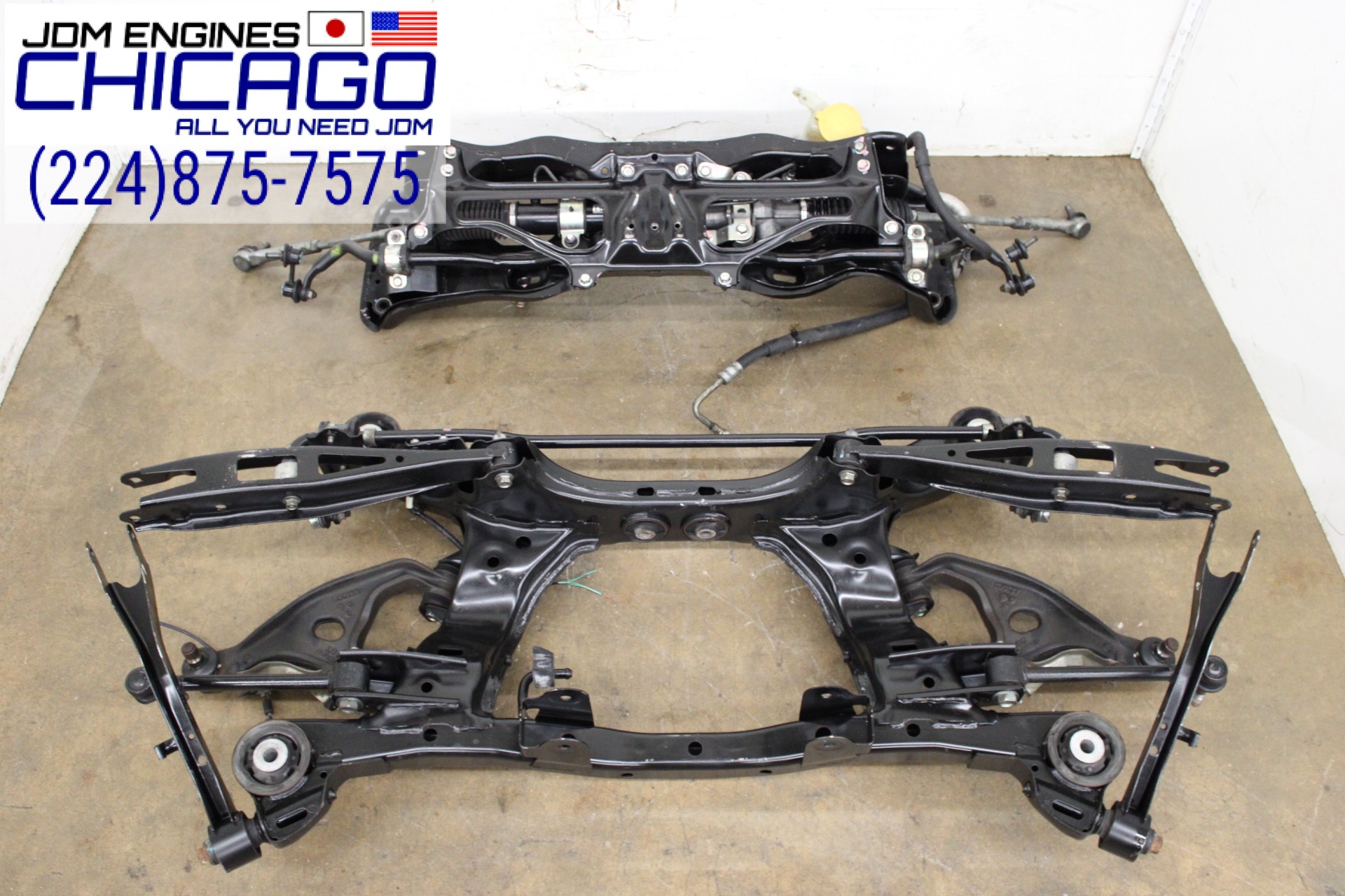 JDM 2008-2014 SUBARU STI IMPREZA OEM FRONT AND REAR SUBFRAME