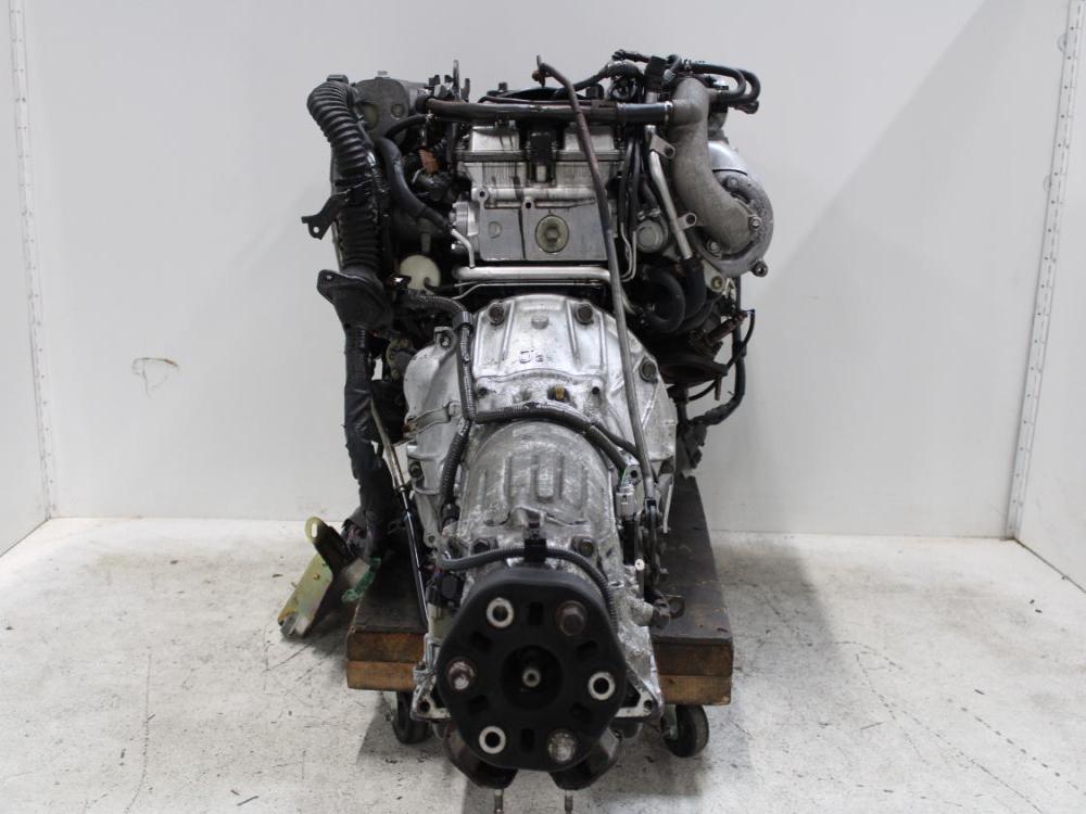 JDM TOYOTA 2JZ-GTE 3.0L TWIN TURBO NON VVTI ENGINE WITH A/T + WIRING & ECU: Image 12