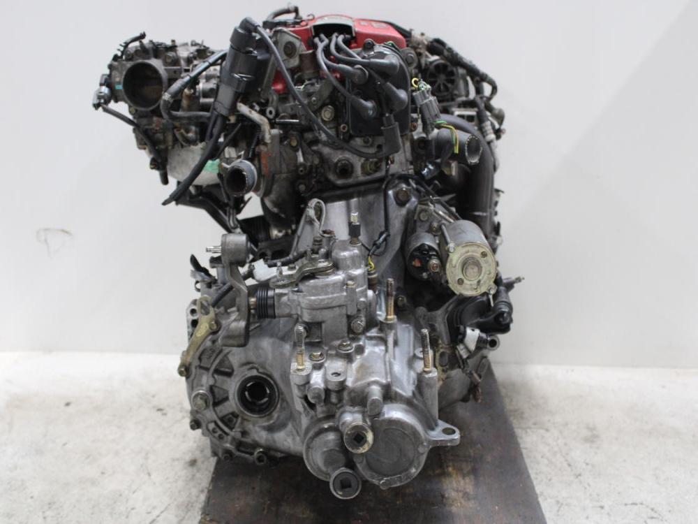 JDM 92-96 HONDA PRELUDE SIR H22A 2.2L DOHC VTEC OBD1 BLACK TOP ENGINE + 5SPEED M/T : Image 11