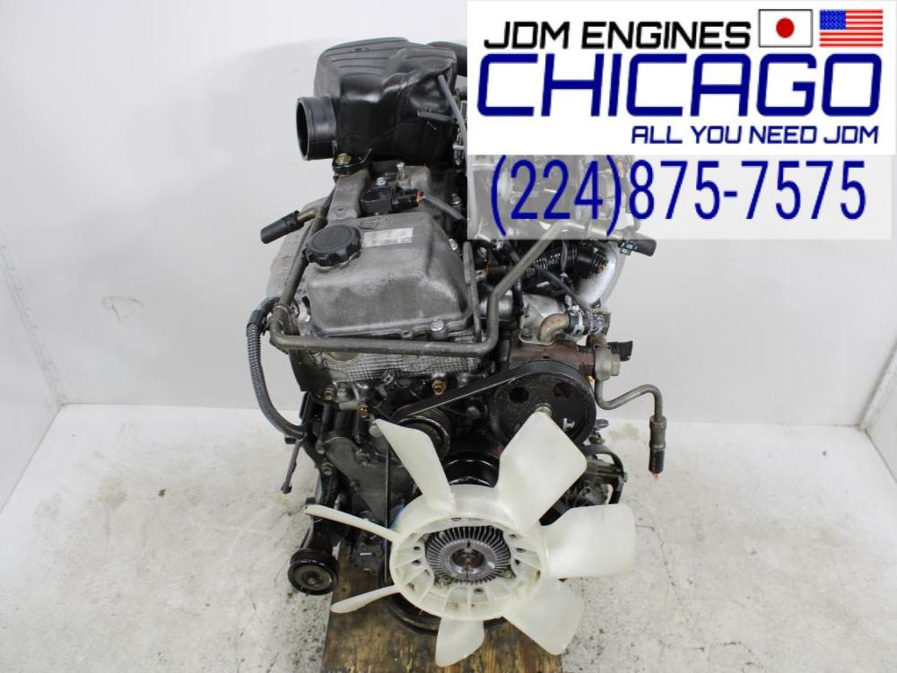 JDM 1997-2004 TOYOTA 4RUNNER, TACOMA, T100 3RZ-FE 2.7L DOHC 4 CYL COIL TYPE 4 PORT ENGINE: Image 1