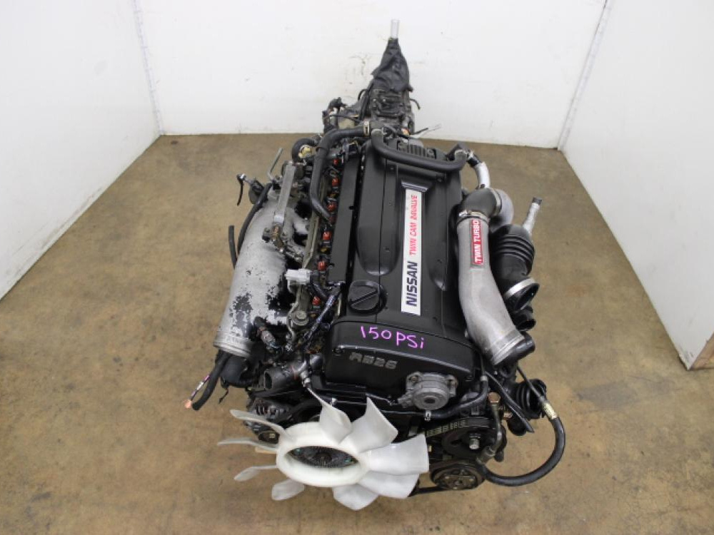 JDM NISSAN SKYLINE GTR R33 RB26DETT ENGINE 5 SPEED AWD MANUAL TRANSMISSION WIRING ECU: Image 3