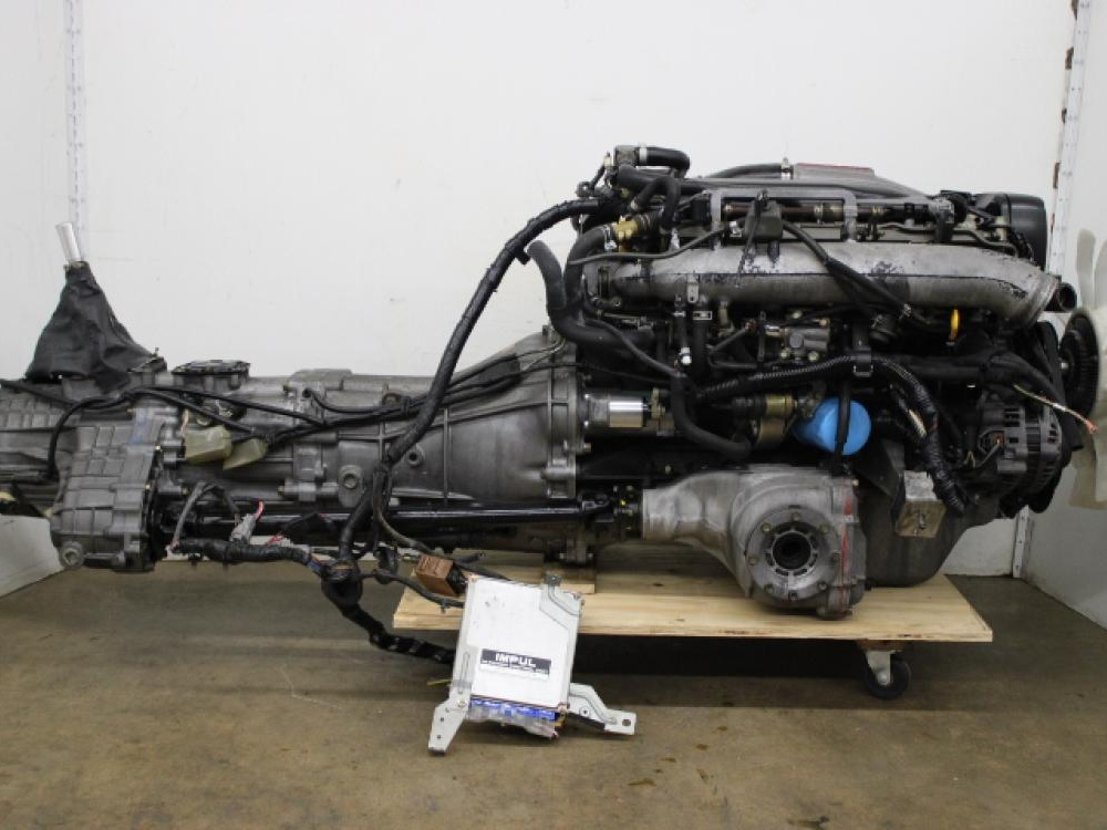 JDM NISSAN SKYLINE GTR R33 RB26DETT ENGINE 5 SPEED AWD MANUAL TRANSMISSION WIRING ECU: Image 9