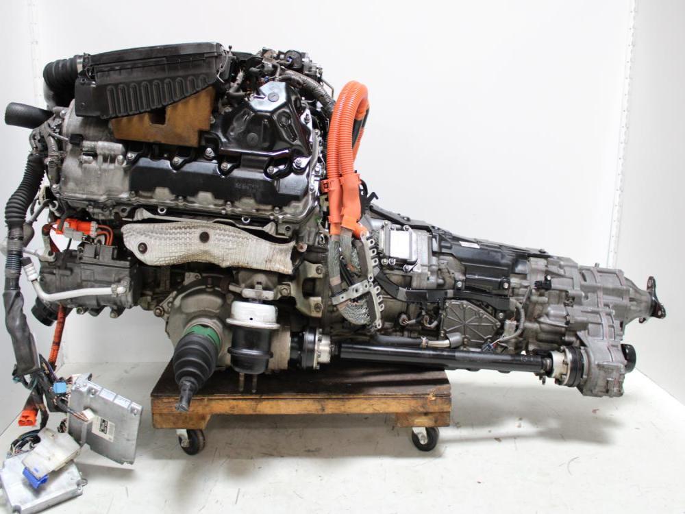 JDM 2007-2017 LEXUS LS600H HYBRID 2UR-FSE AWD V8 5.0 GASOLINE ENGINE +A/T WIRING&ECU: Image 5