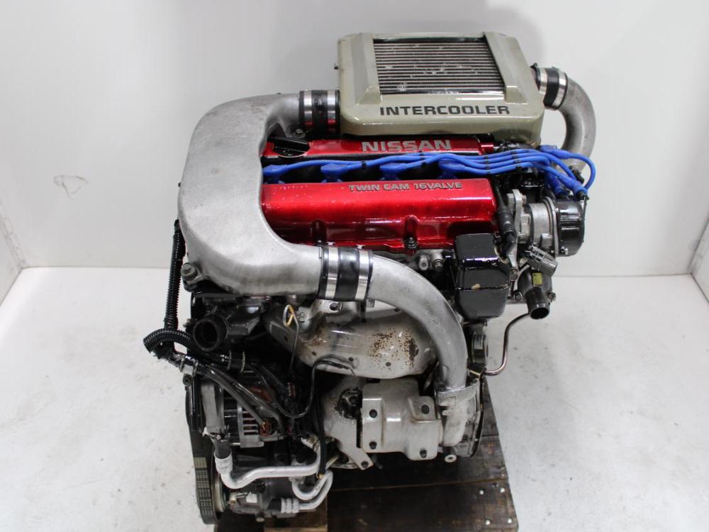 JDM 1989-1991 NISSAN BLUEBIRD U12 SR20DET 2.0L REDTOP TURBO ENGINE AUTOMATIC: Image 1