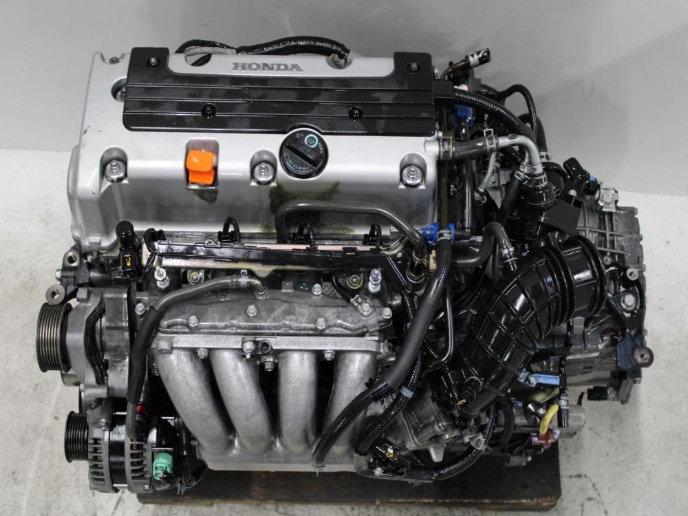 JDM 2004-2008 ACURA TSX K24A 2.4L i-VTEC RBB HIGH COMPRESSION ENGINE + A/T: Image 1