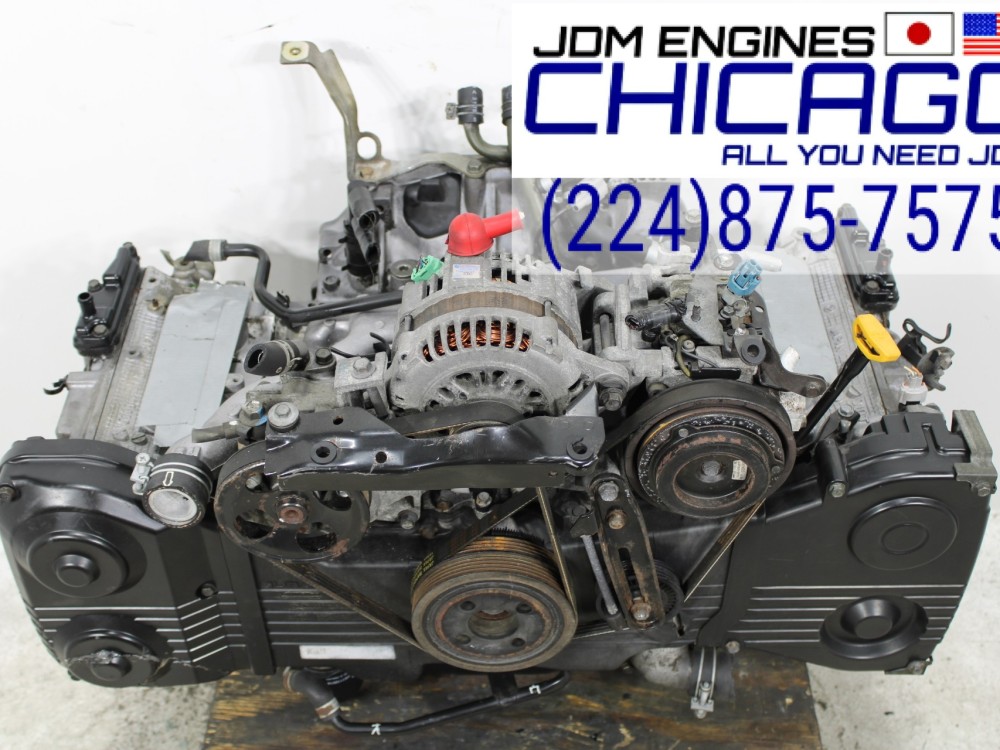 JDM 2002-2005 SUBARU IMPREZA WRX EJ205 2.0L DOHC TURBO NON-AVCS HEAD & BLOCK ENGINE