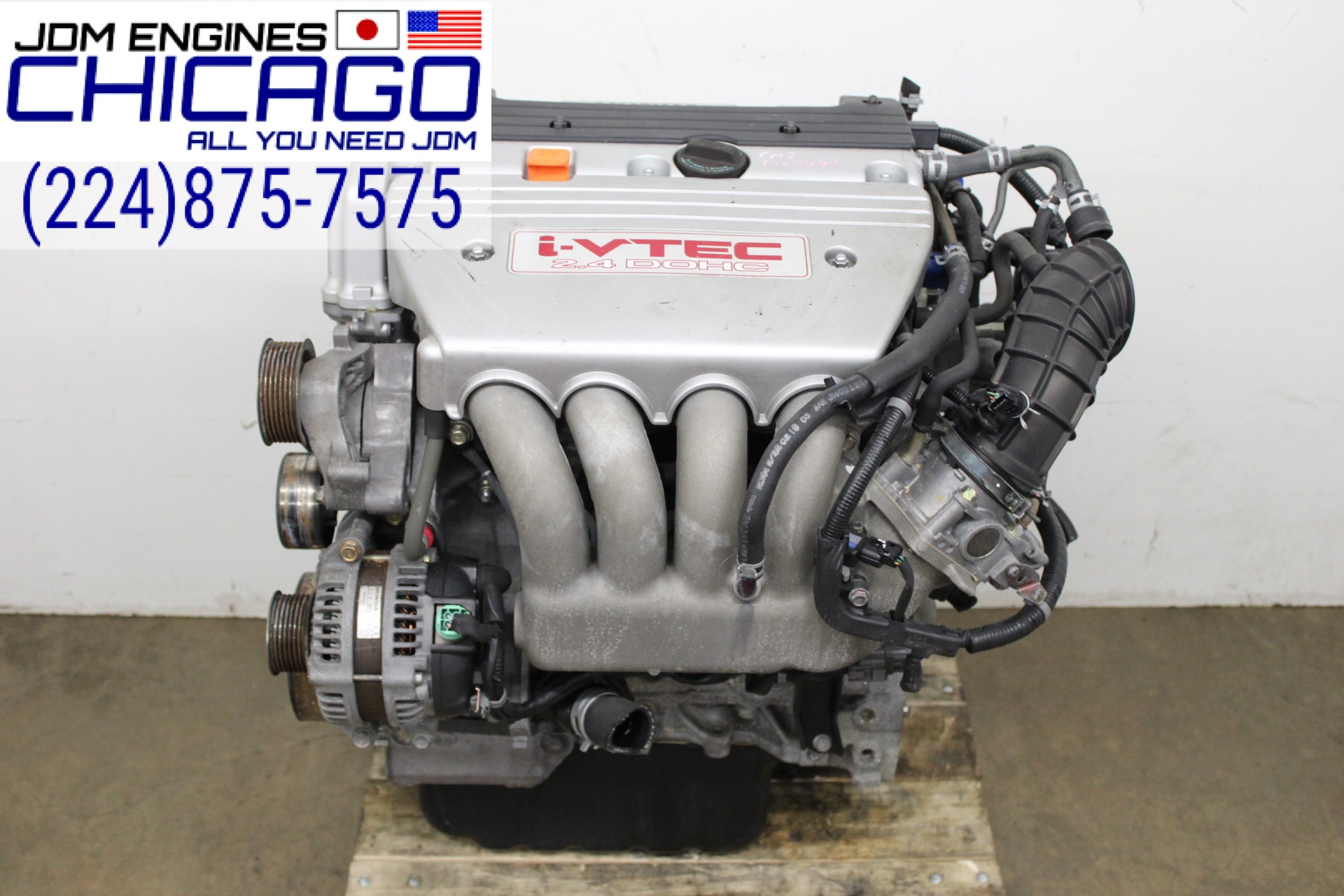 JDM 2004-2008 ACURA TSX K24A 2.4L 4 CYL DOHC V-TEC RB1 ENGINE