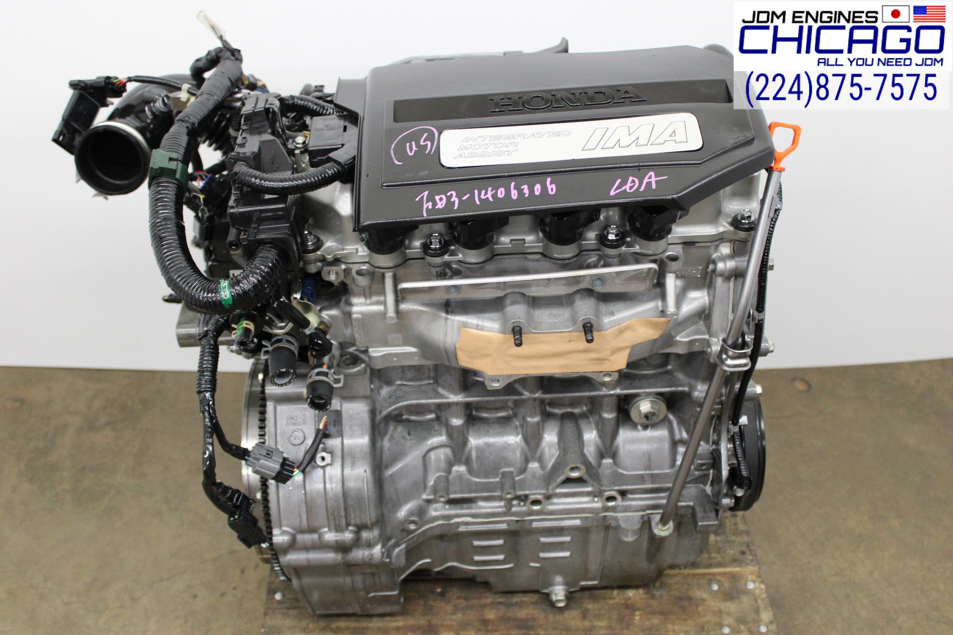 JDM 2011-2016 HONDA CR-Z LEA-MF6 1.5L i-VTEC HYBRID ENGINE WIRING & ECU
