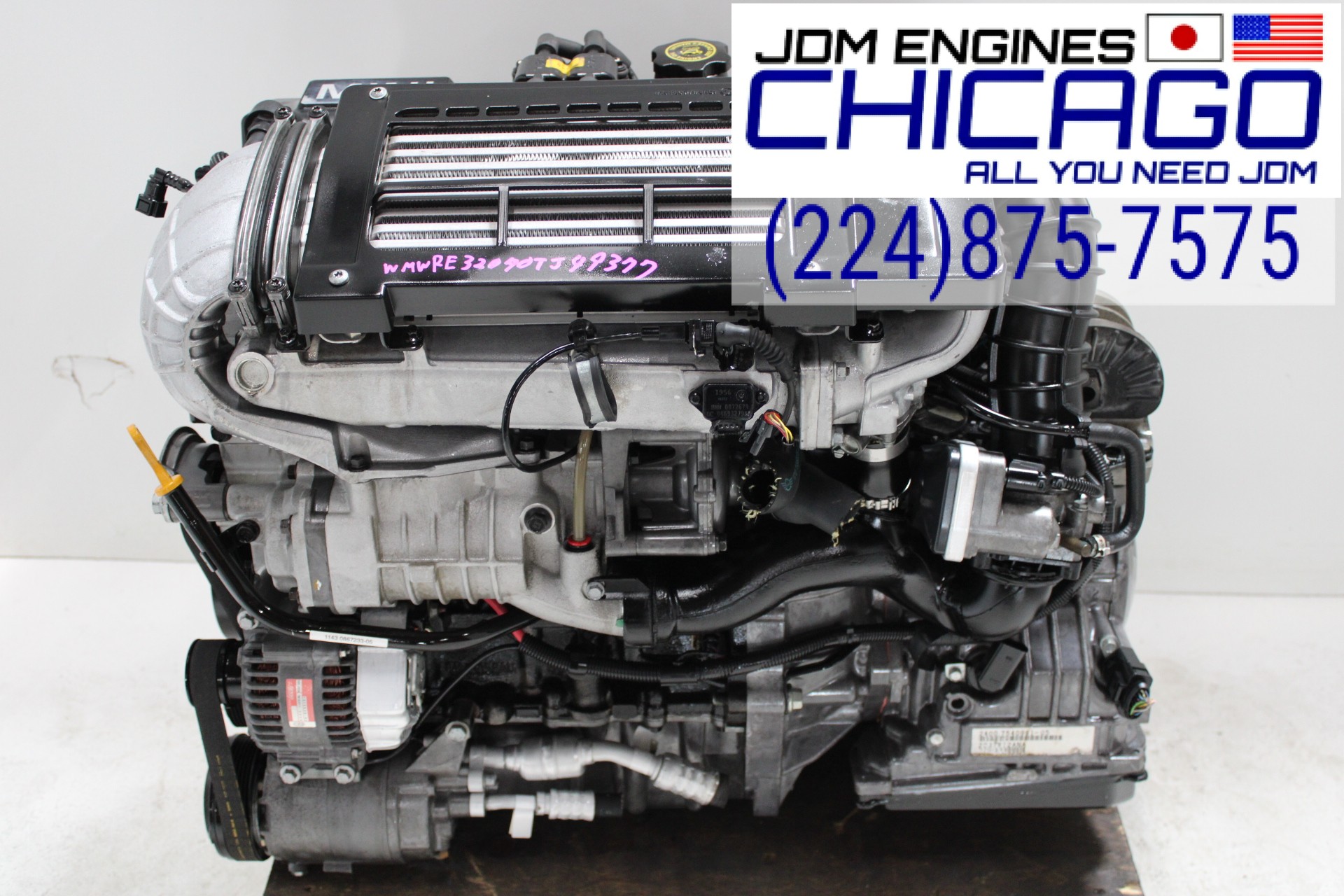 2002-2008 MINI COOPER SUPERCHARGED W11B16A 1.6L 4CYL ENGINE + AUTO TRANSMISSION