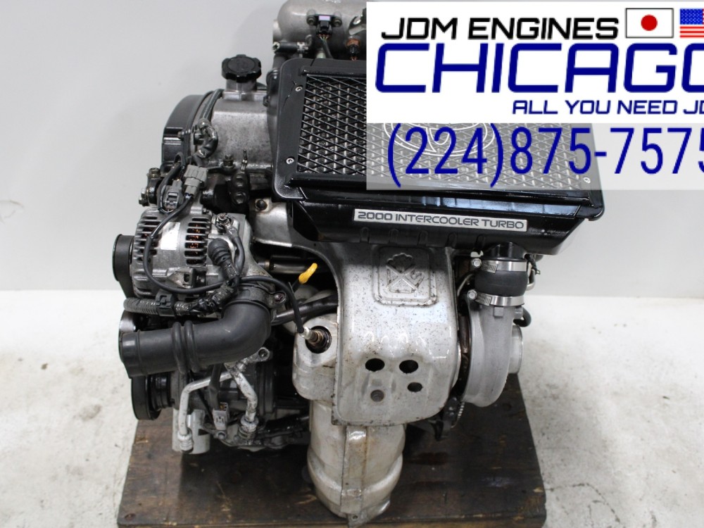 JDM 1997-2001 TOYOTA CALDINA MR2 3SGTE 4TH GEN ST215 2.0L TURBO ENGINE + WIRING ECU