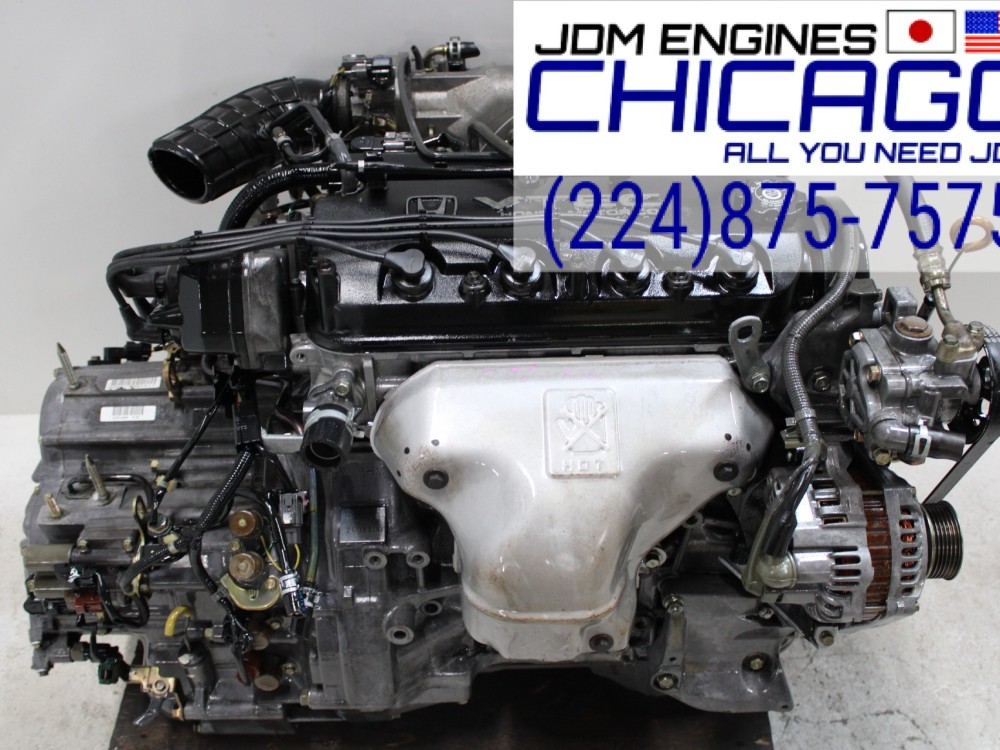 JDM 1998-2002 HONDA ACCORD F23A 2.3L SOHC VTEC 4 CYL ENGINE WITH AUTO TRANSMISSION