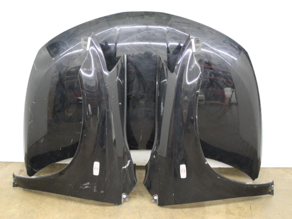 JDM 2003-2007 NISSAN MURANO FRONT END NOSE CUT FRONT BUMPER HEAD LIGHTS HOOD FENDERS RADIATOR A/C RADIATOR: Image 4