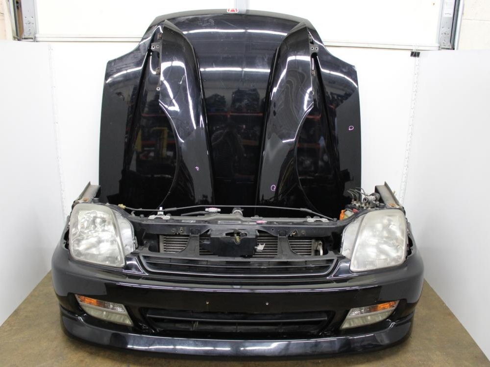 JDM 1997-2001 HONDA PRELUDE FRONT END NOSE CUT CONVERSION BLACK: Image 7