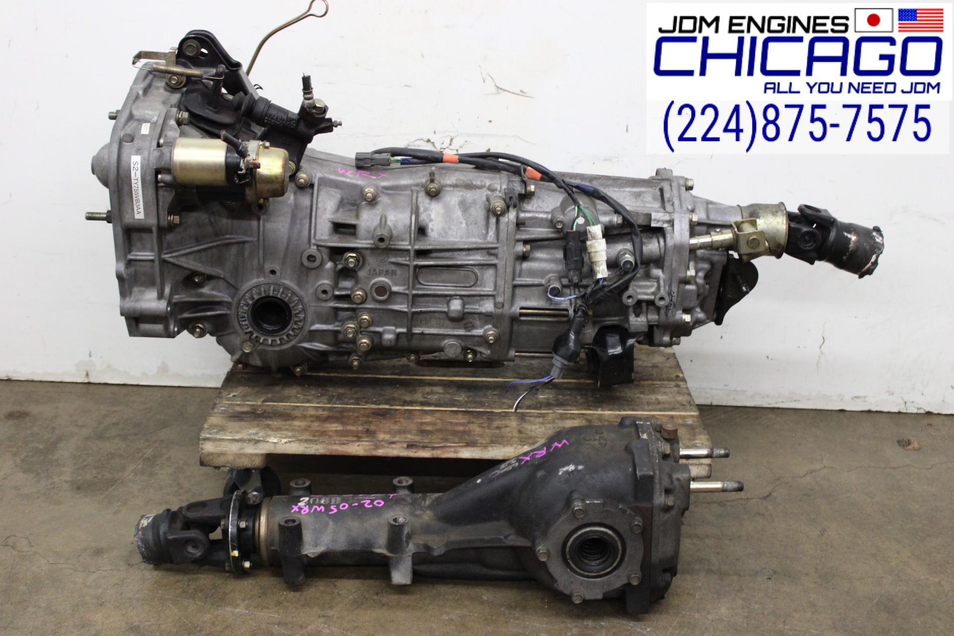 JDM 2002-2005 Subaru Impreza WRX 5speed Manual Transmission With Differential