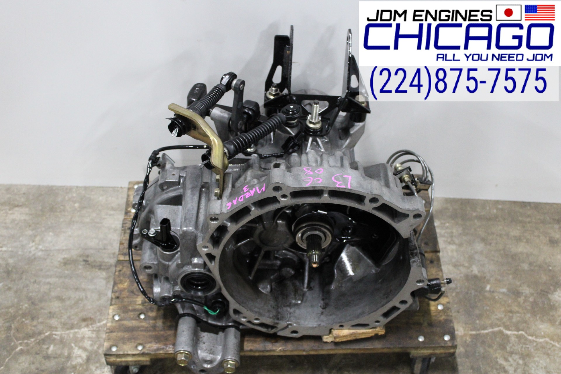 JDM 2006, 2007,2008 MAZDA 6 L3 2.3L 4CYL 6SPEED MANUAL TRANSMISSION 2WD 